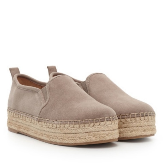 Sam Edelman Shoes - Sam Edelman Putty Suede Carrin Platform Espadrille